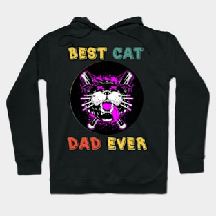 Funny Best Cat Dad Ever Hoodie